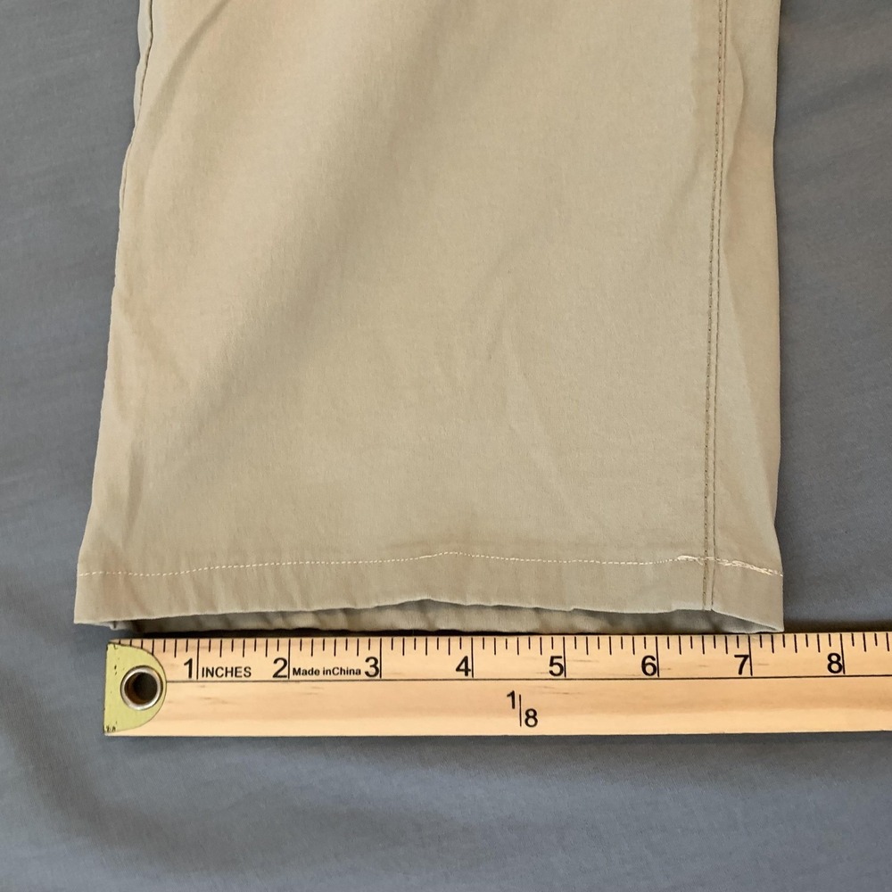 Members Mark Denali Pants Mens 34x30 Beige Nylon Straight Stretch Hiking Khakis - Picture 6 of 9